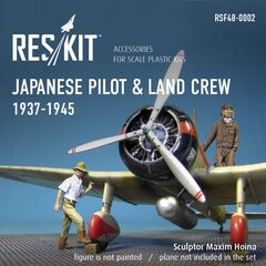 Japanese pilot & land crew 1937-1945 ResKit RSF48-0002 1:48