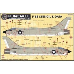 F-8 Crusader Stencils & Data