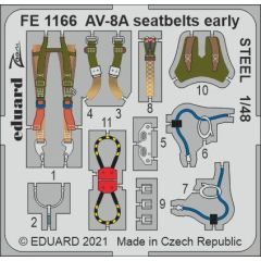 AV-8A seatbelts early steel