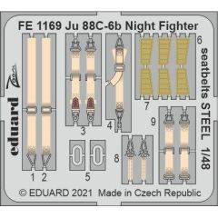 Ju 88C-6b Night Fighter seatbelts steel