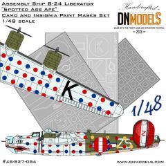 B-24 “Spotted Ass Ape” camo and insignia paint mask set