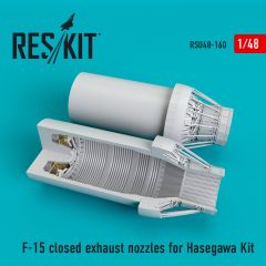 F-15 closed exhaust nozzles