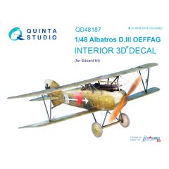 Albatros D.III OEFFAG 3D-Printed & coloured Interior on decal paper