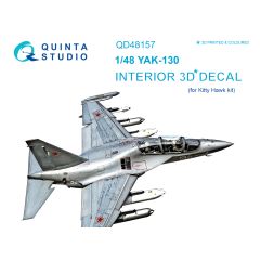 Yak-130 3D-Printed & coloured Interior on decal paper