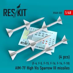 AIM7F High Vis Sparrow III missiles (4pcs)