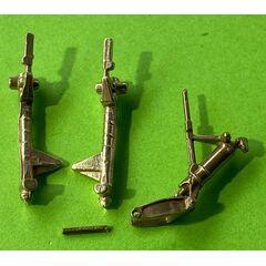 De Havilland Vampire brass undercarriage set for the Mk.3