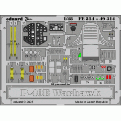 P-40E cockpit detail set