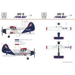 An-2 new painting decal sheet