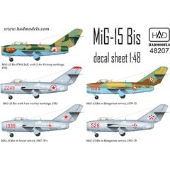 MiG-15 Bis decal sheet