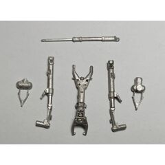 Mirage IIIC/CJ metal landing gear set