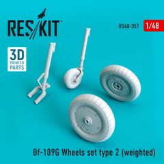 ​Bf-109G wheels set type 2 (weighted)