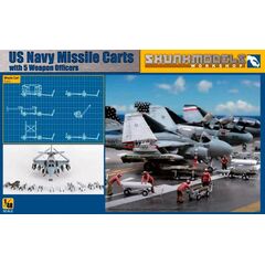 USN Missile cart + figures Skunkmodels 48023 1:48