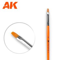 Flat brush 2 synthetic AK Interactive AK609