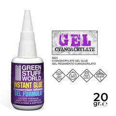 Cyanocrylate Adhesive 20gr - Gel formula Green Stuff World 9223