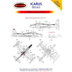 F-84G stencils
