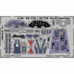 Su-33 interior detail set