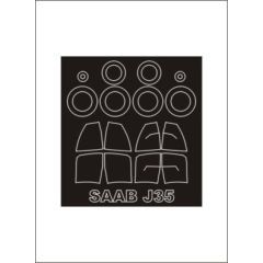 Saab 35 Draken masks