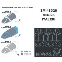 MiG-23 masks (Italeri)