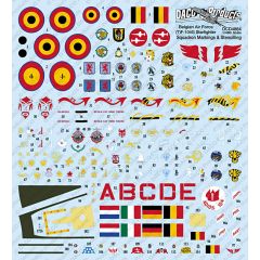 F-104G Starfighter Sqn markings, stencils