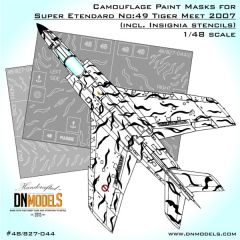 Super Etendard TigerMeet 2007 camouflage paint masks