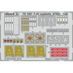 F-4C seatbelts STEEL