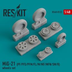 MiG-21 (PF/PFS/PFM/FL/M/MF/MFN/SM/R) wheels set