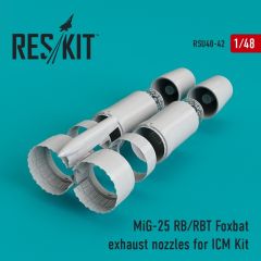 MiG-25 RB, RBT, BM, RBK, RBF, RBSh exhaust nozzle