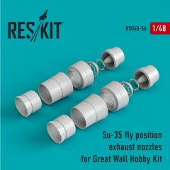 Su-35 FLY position exhaust nozzles