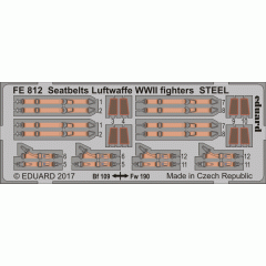 Seatbelts Luftwaffe WWII fighters STEEL