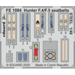 Hunter F.4/F.5 seatbelts STEEL