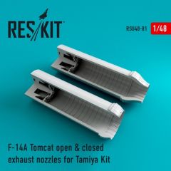 F-14A open & closed exhaust nozzles