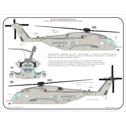 CH-53D/E USMC Super Stallions and the Nekkid Lady