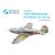 P-39Q/N Airacobra 3D-Printed & coloured Interior on decal paper, image 2