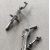 F-104A/C/G/J/S(Single seat use) metal landing gear set