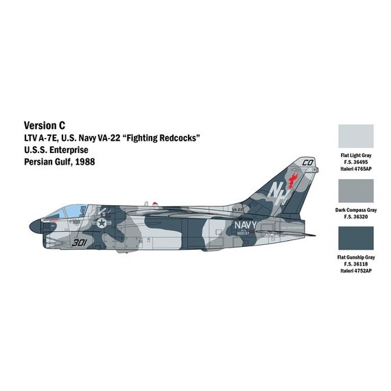 A-7E Corsair II Italeri 2797 1:48, image 6