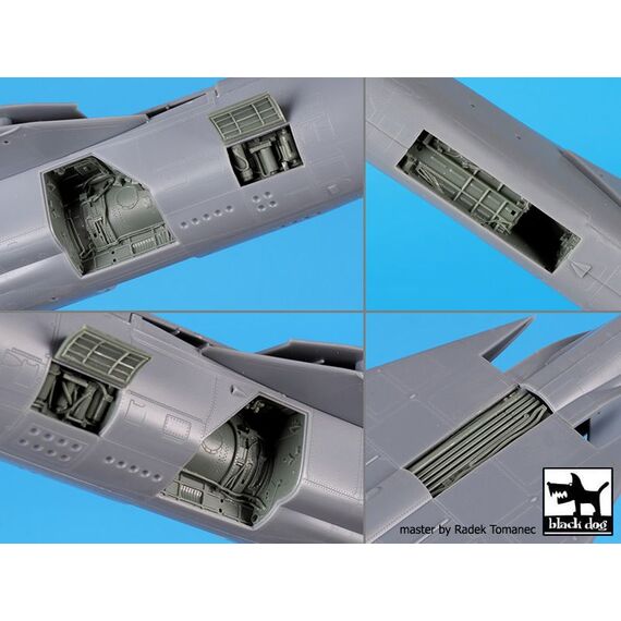 Mig 23 BN wheel bays + spine, image 2