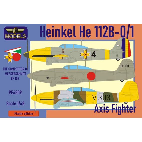 He-112B-0/B-1 Axis Fighter LF Models PE4809 1:48