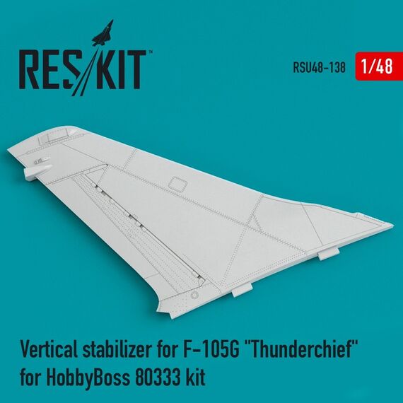 Vertical stabilizer for F-105G "Thunderchief"