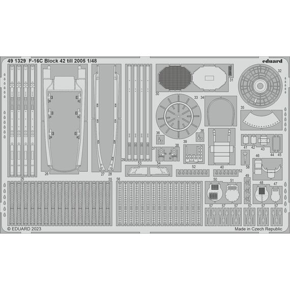 F-16C Block 42 till 2005 detail set, image 2