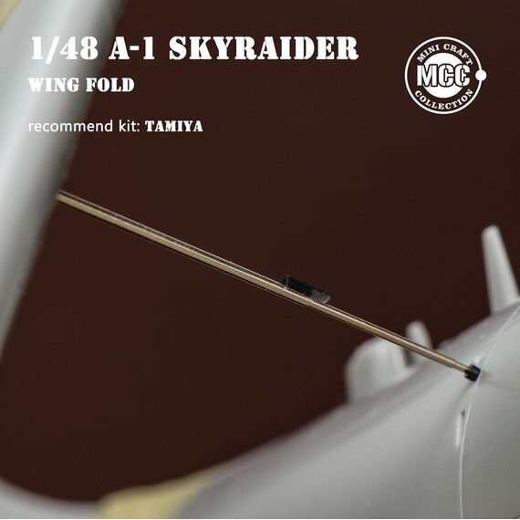 A-1 Skyraider wing fold /w metal gun barrels Mini Craft Collection MCC4810 1/48, image 6