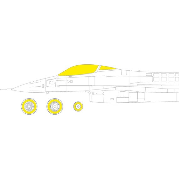 F-16A MLU TFace mask set