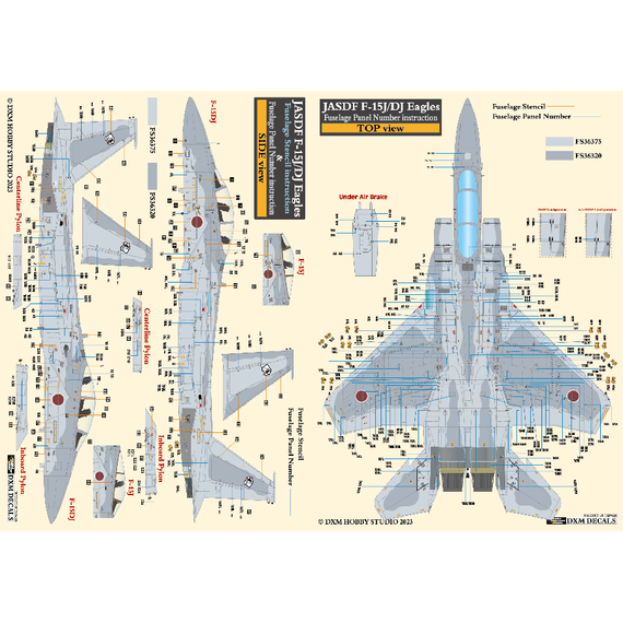 JASDF F-15J/DJ Aggressors caution data, image 3