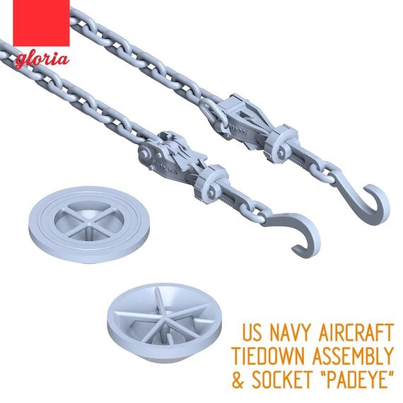 US Navy Aircraft Tiedown assembly & socket “Padeye”, image 2