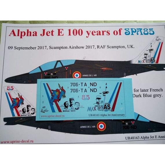 Alpha Jet E 100 years of SPA85, with stencils, image 2