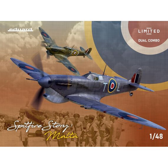 SPITFIRE STORY: MALTA DUAL COMBO Eduard 11172 1:48