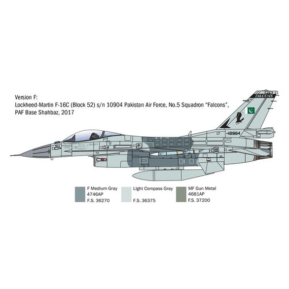 F-16C Fighting Falcon Italeri 2825 1:48, image 9