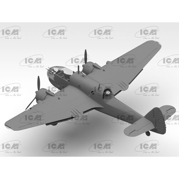 Beaufort Mk.I, WWII British Torpedo-Bomber ICM 48310 1:48, image 4