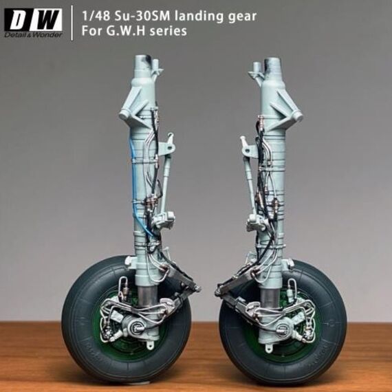 Su-30SM landing gear set Detail & Wonder 480603 1:48