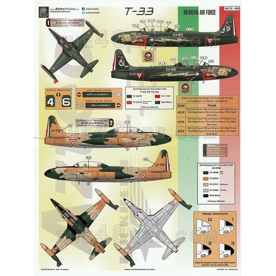 T-33 Mexican Air Force set