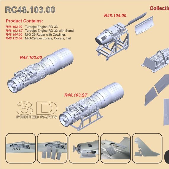 MiG-29 Collection of 4 sets